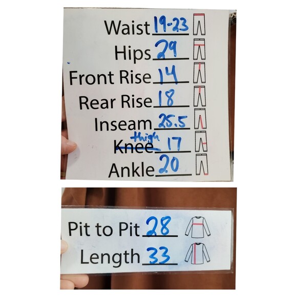 Bryn Walker XXL Set Sequoia Faux Suede Ella Pants Poncho Rust Lagenlook - Picture 6 of 12